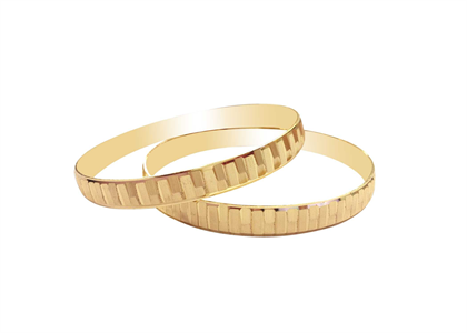 Gold Plated | Flat Bangles